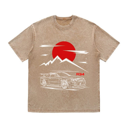 RDMCLOTHINGART tapestry hoodie JDM HEAVY COTTON TEES-9362