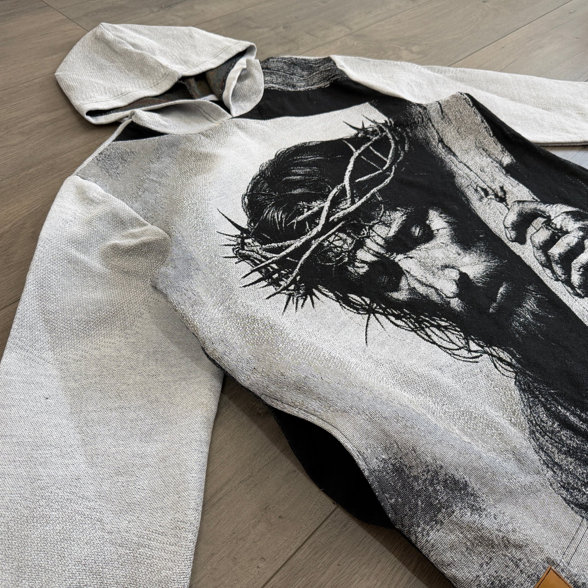 RDMCLOTHINGART tapestry hoodie JESUS V2 TAPESTRY HOODIE