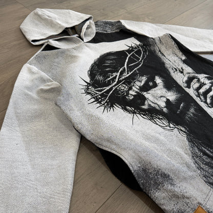 RDMCLOTHINGART tapestry hoodie JESUS V2 TAPESTRY HOODIE