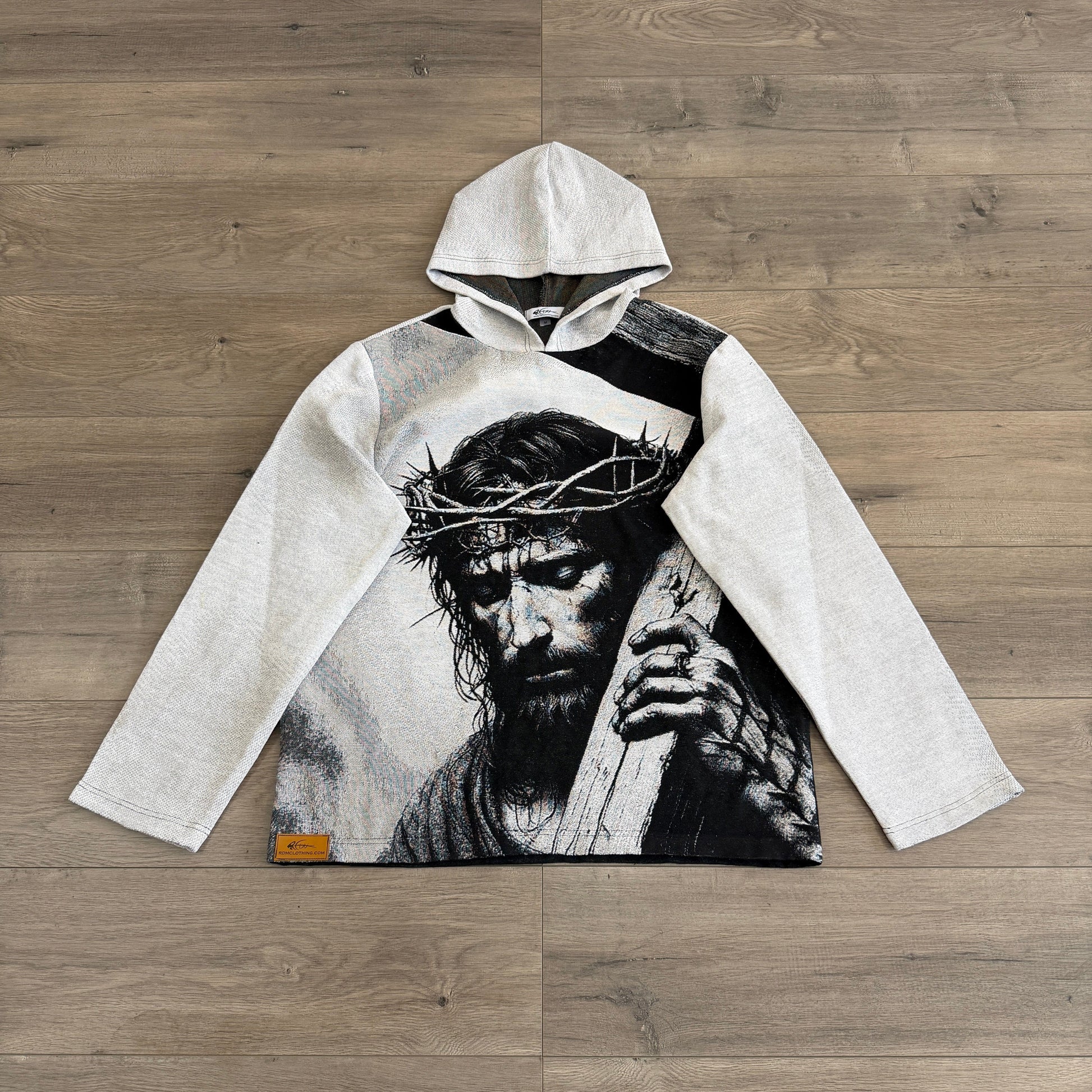 RDMCLOTHINGART tapestry hoodie JESUS V2 TAPESTRY HOODIE