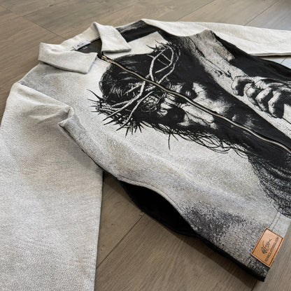 RDMCLOTHINGART tapestry hoodie JESUS V2 TAPESTRY JACKET