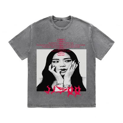 RDMCLOTHINGART tapestry hoodie JISOO HEAVY WEIGHT COTTON TEE-8907