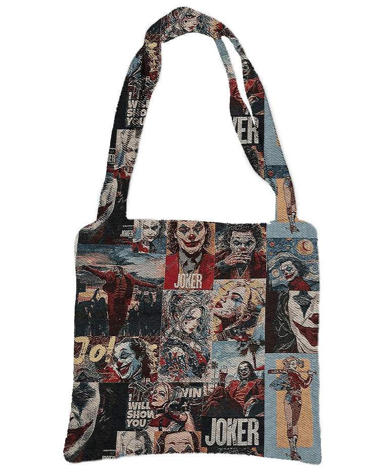 RDMCLOTHINGART tapestry hoodie JOKER&QUINN TAPESTRY BAG