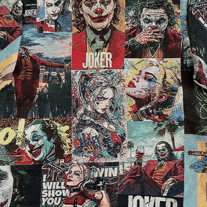 RDMCLOTHINGART tapestry hoodie JOKER&QUINN TAPESTRY TEE