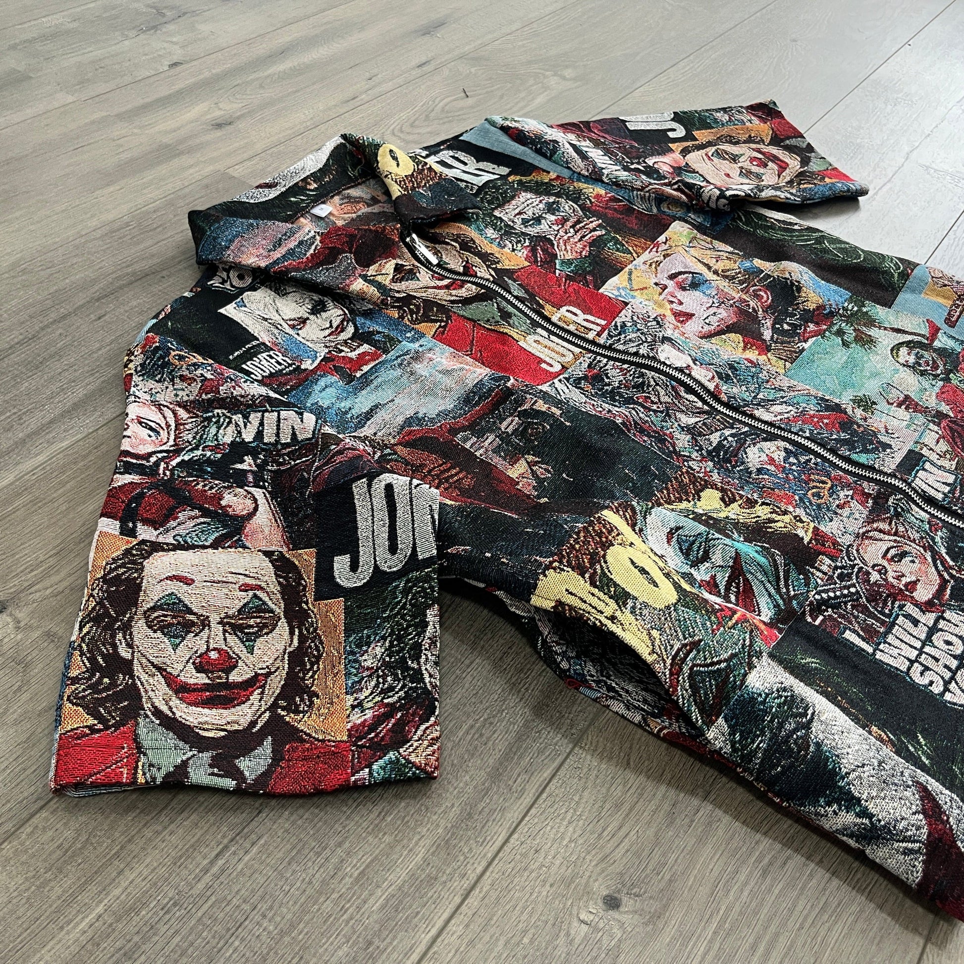 RDMCLOTHINGART tapestry hoodie JOKER&QUINN TAPESTRY TEE