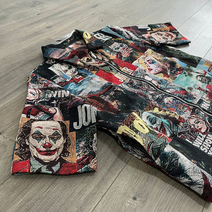 RDMCLOTHINGART tapestry hoodie JOKER&QUINN TAPESTRY TEE