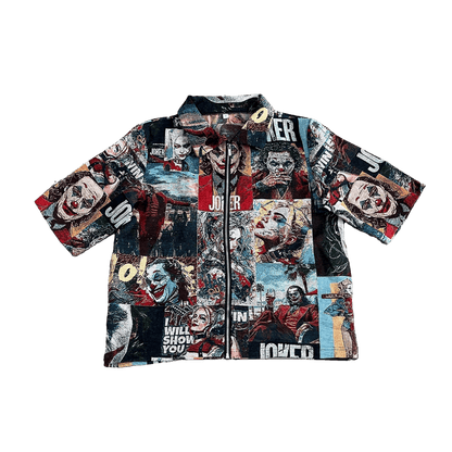 RDMCLOTHINGART tapestry hoodie JOKER&QUINN TAPESTRY TEE