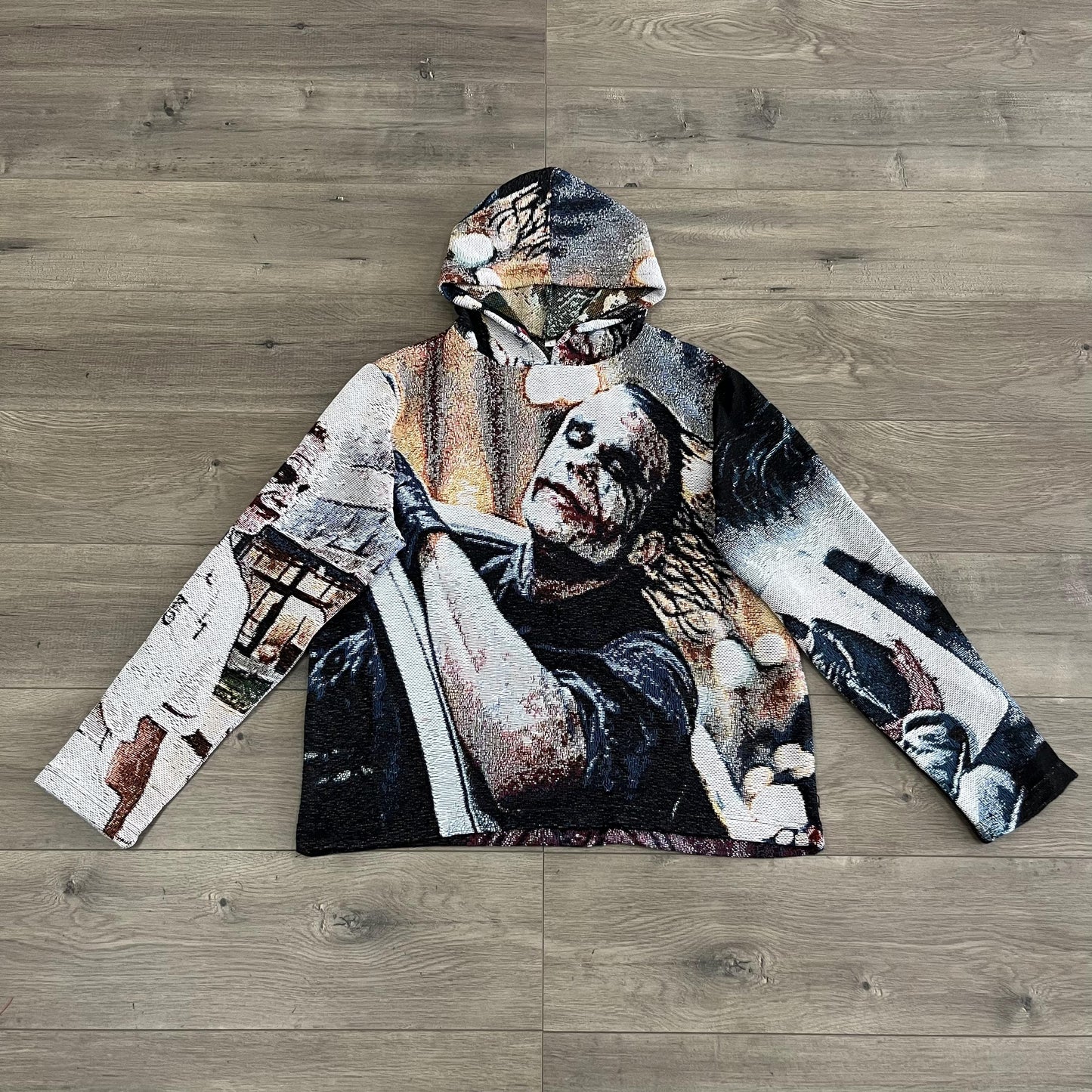 JOKER TAPESTRY HOODIE - RDMCLOTHINGART