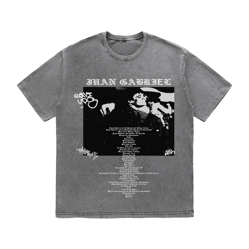 RDMCLOTHINGART tapestry hoodie JUAN GABRIEL HEAVY WEIGHT COTTON TEE-8909