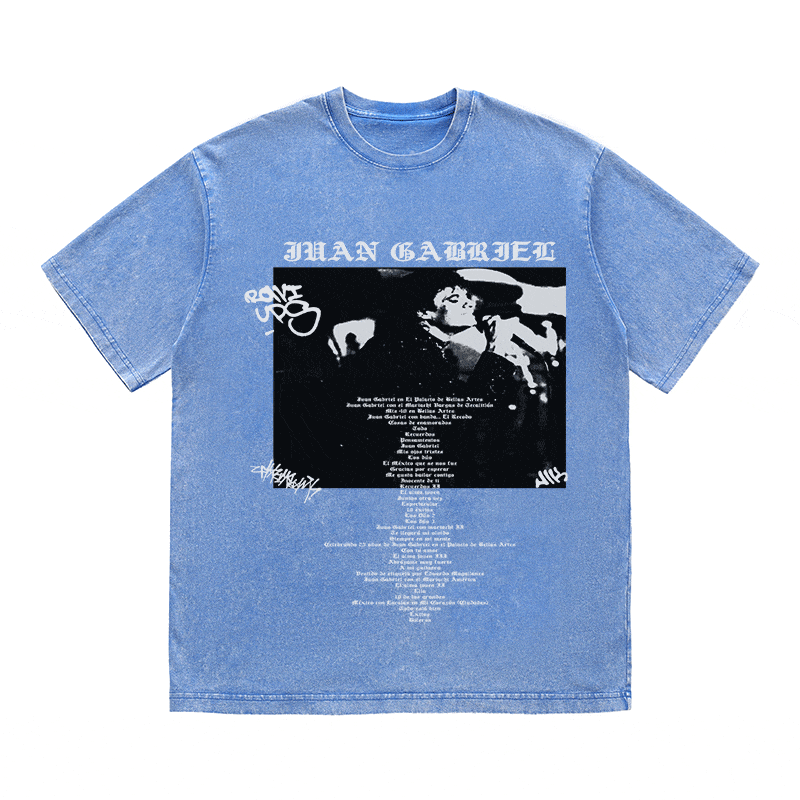 RDMCLOTHINGART tapestry hoodie JUAN GABRIEL HEAVY WEIGHT COTTON TEE-8909