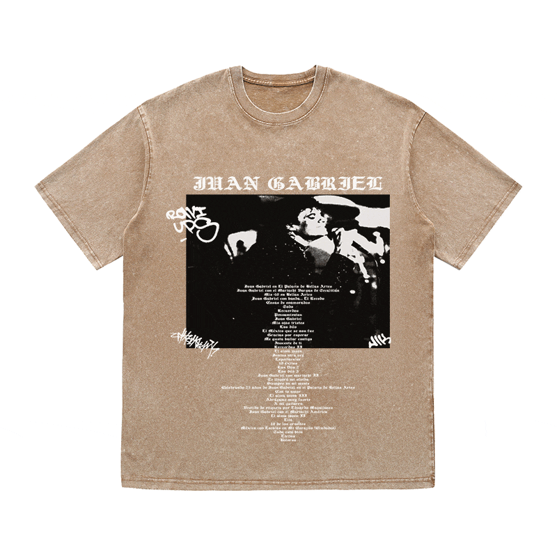 RDMCLOTHINGART tapestry hoodie JUAN GABRIEL HEAVY WEIGHT COTTON TEE-8909