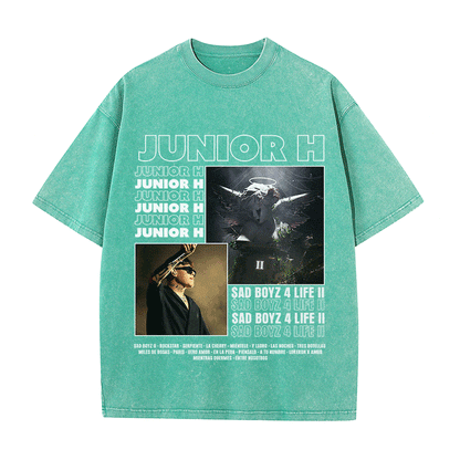 RDMCLOTHINGART tapestry hoodie JUNIOR HEAVY WEIGHT COTTON TEE-9001