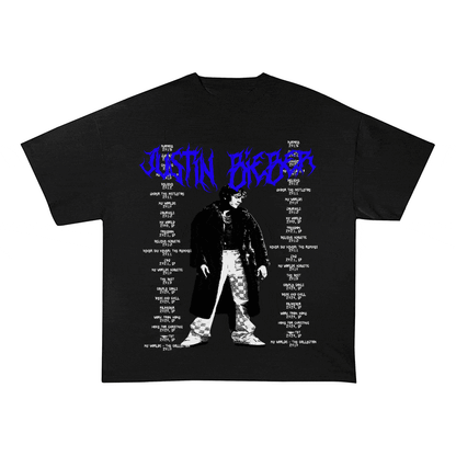 RDMCLOTHINGART tapestry hoodie JUSTIN BIEBER HEAVY WEIGHT COTTON TEE-8910