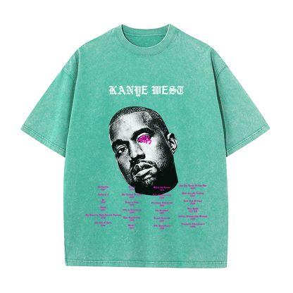 RDMCLOTHINGART tapestry hoodie KANYE WEST HEAVY WEIGHT COTTON TEE-8881