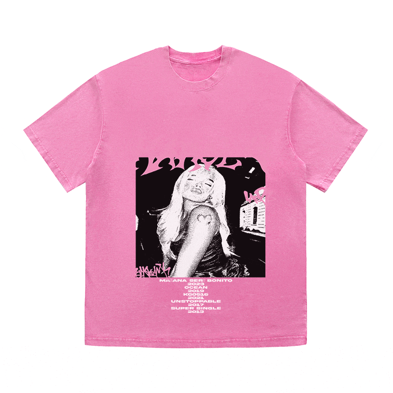 RDMCLOTHINGART tapestry hoodie KAROL G HEAVY WEIGHT COTTON TEE-8911