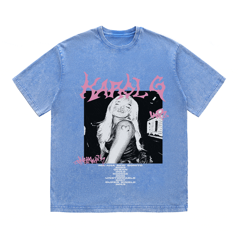 RDMCLOTHINGART tapestry hoodie KAROL G HEAVY WEIGHT COTTON TEE-8911