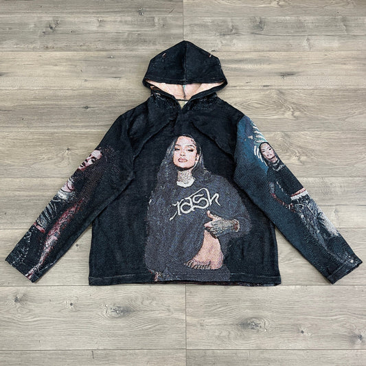 KEHLANI TAPESTRY HOODIE - RDMCLOTHINGART