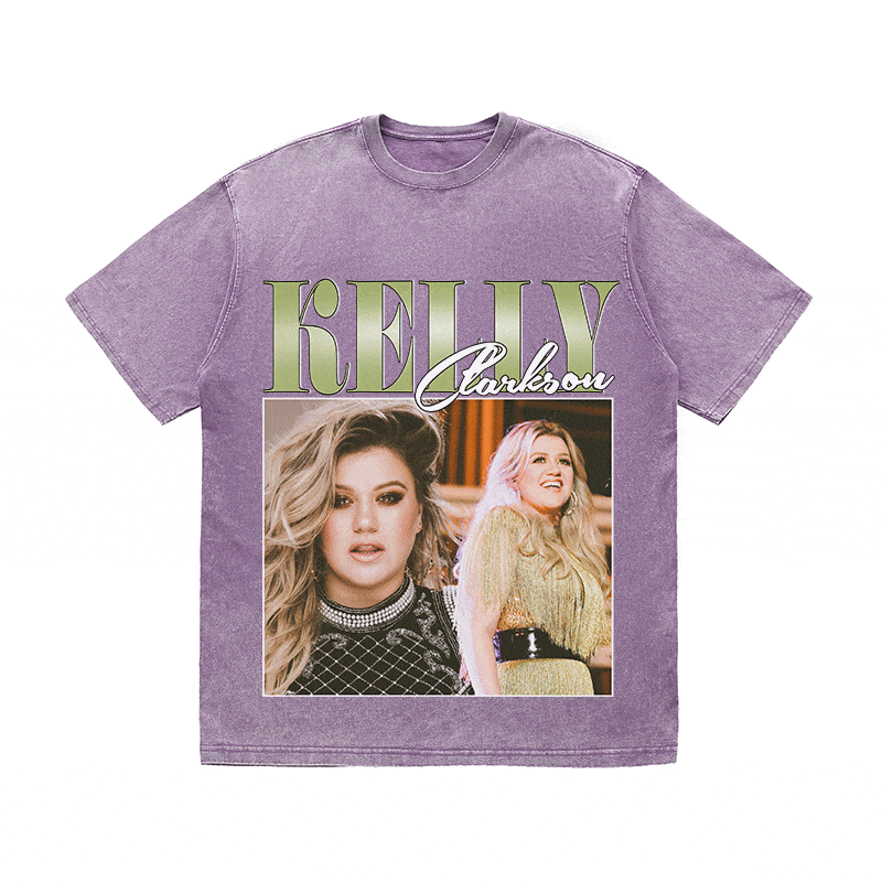 RDMCLOTHINGART tapestry hoodie KELLY HEAVY WEIGHT COTTON TEE-8864