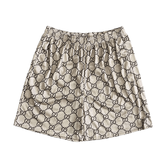 KHAKI GU MESH SHORTS-8717 - RDMCLOTHINGART
