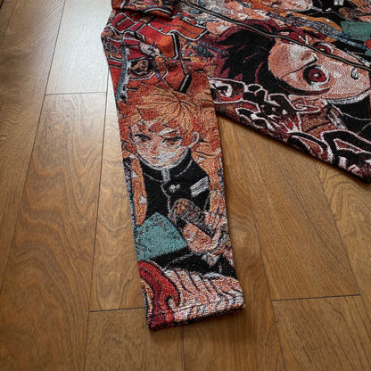 KIMETSUNOYAIBA TAPESTRY JACKET - RDMCLOTHINGART