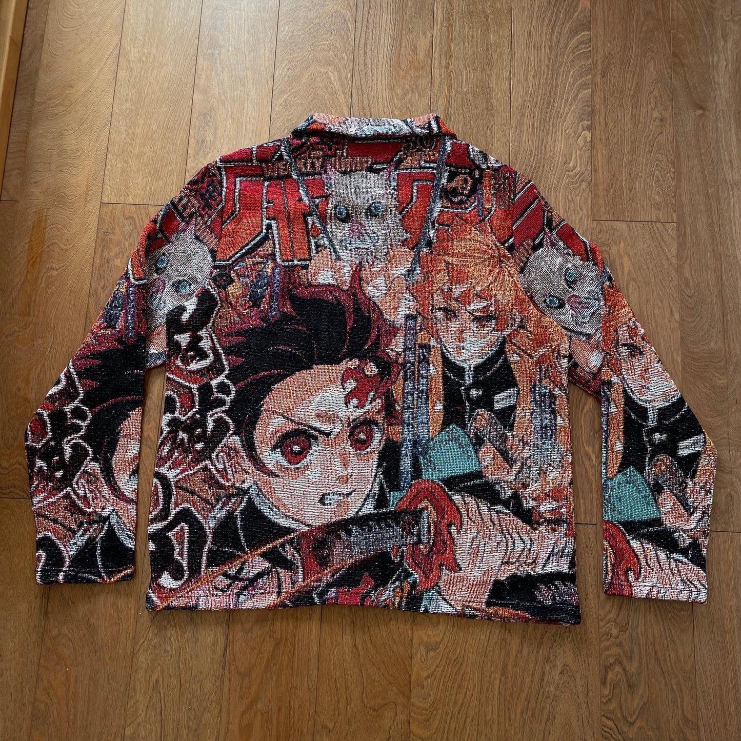 KIMETSUNOYAIBA TAPESTRY JACKET - RDMCLOTHINGART