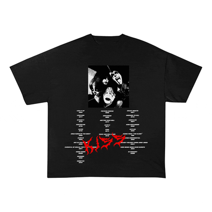 RDMCLOTHINGART tapestry hoodie KISS HEAVY WEIGHT COTTON TEE-8883