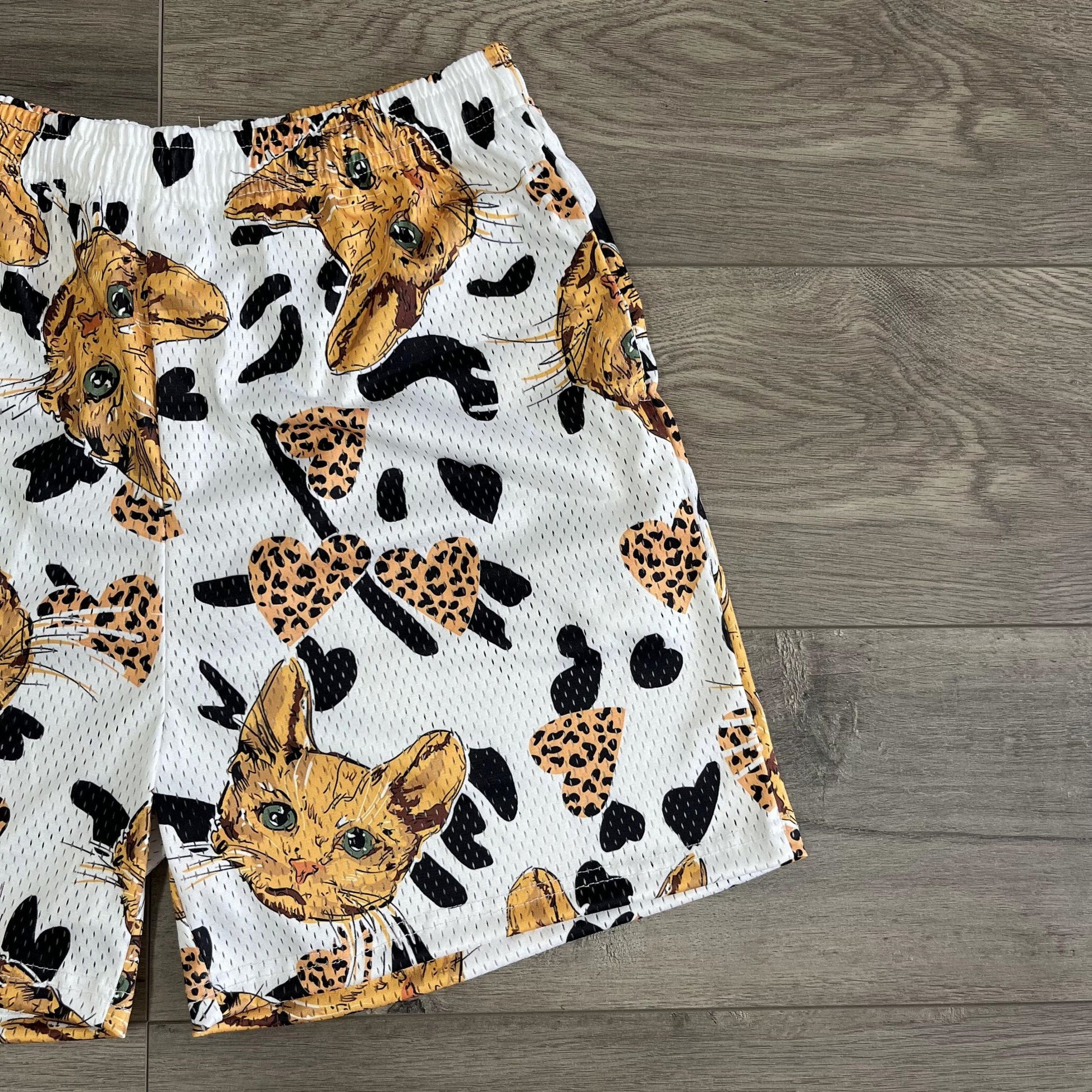 KITTY MESH SHORTS-8611 - RDMCLOTHINGART