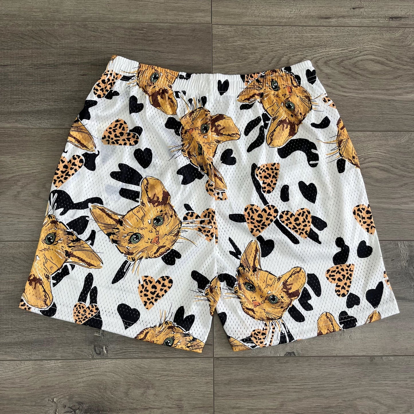 KITTY MESH SHORTS-8611 - RDMCLOTHINGART