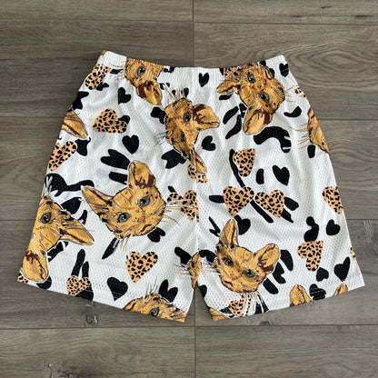 KITTY MESH SHORTS-8611 - RDMCLOTHINGART