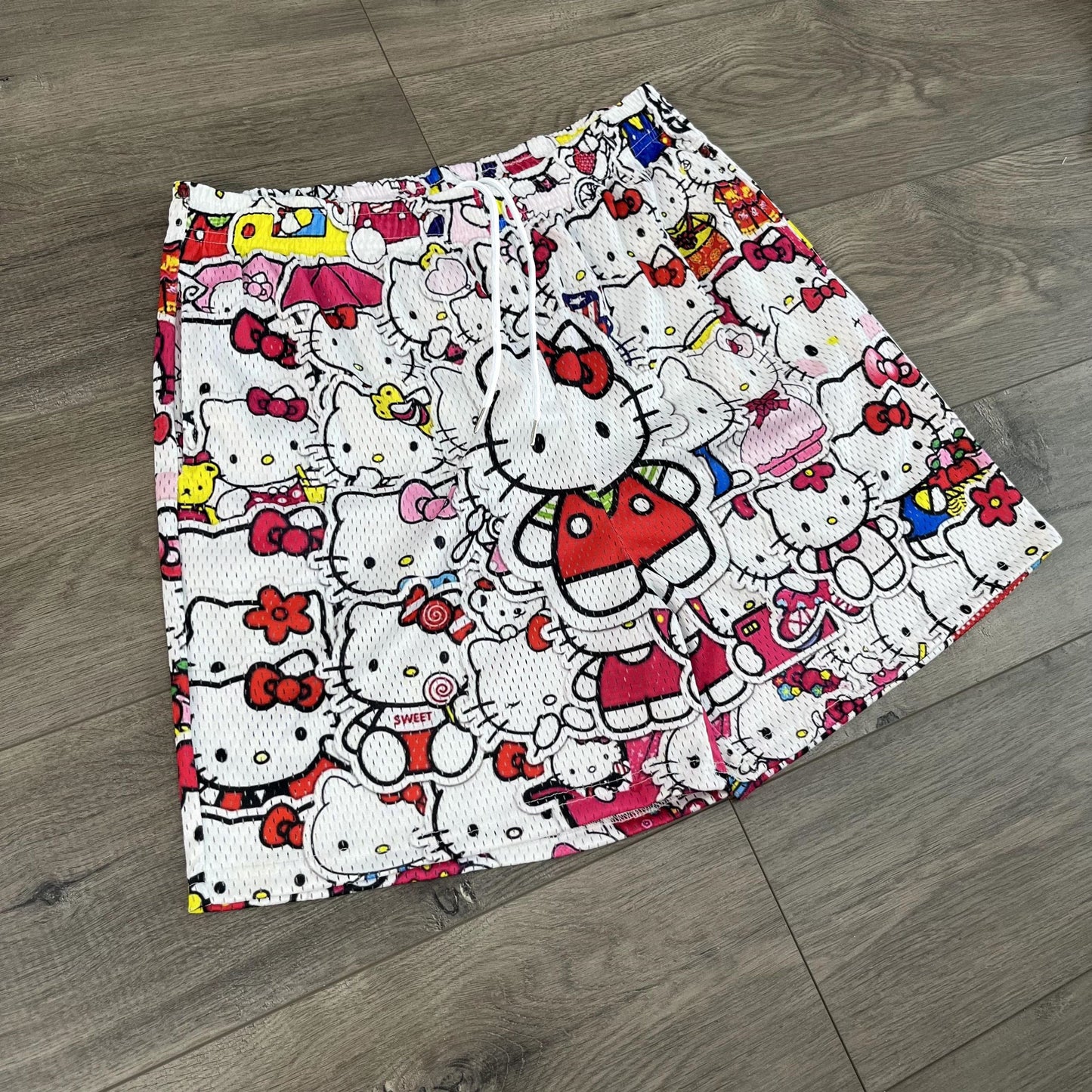 KITTY MESH SHORTS-8671 - RDMCLOTHINGART