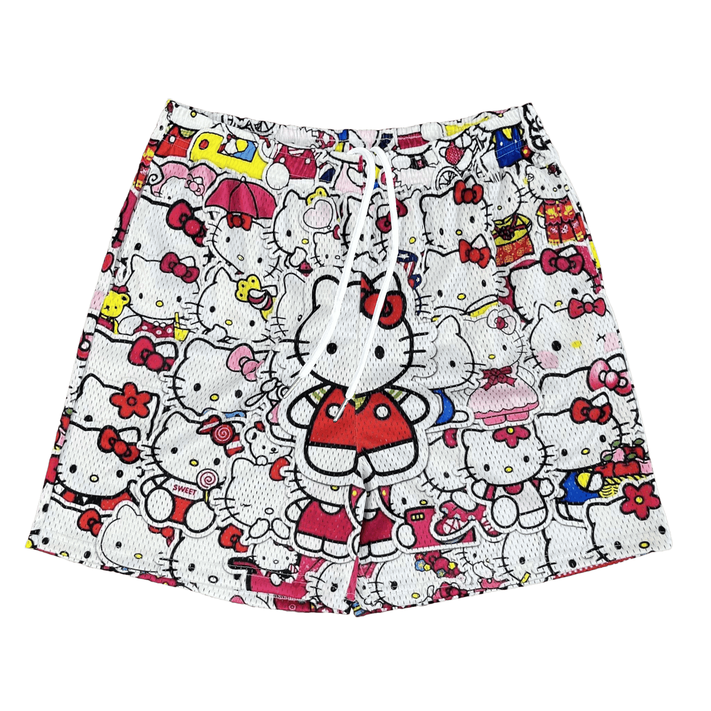 KITTY MESH SHORTS-8671 - RDMCLOTHINGART