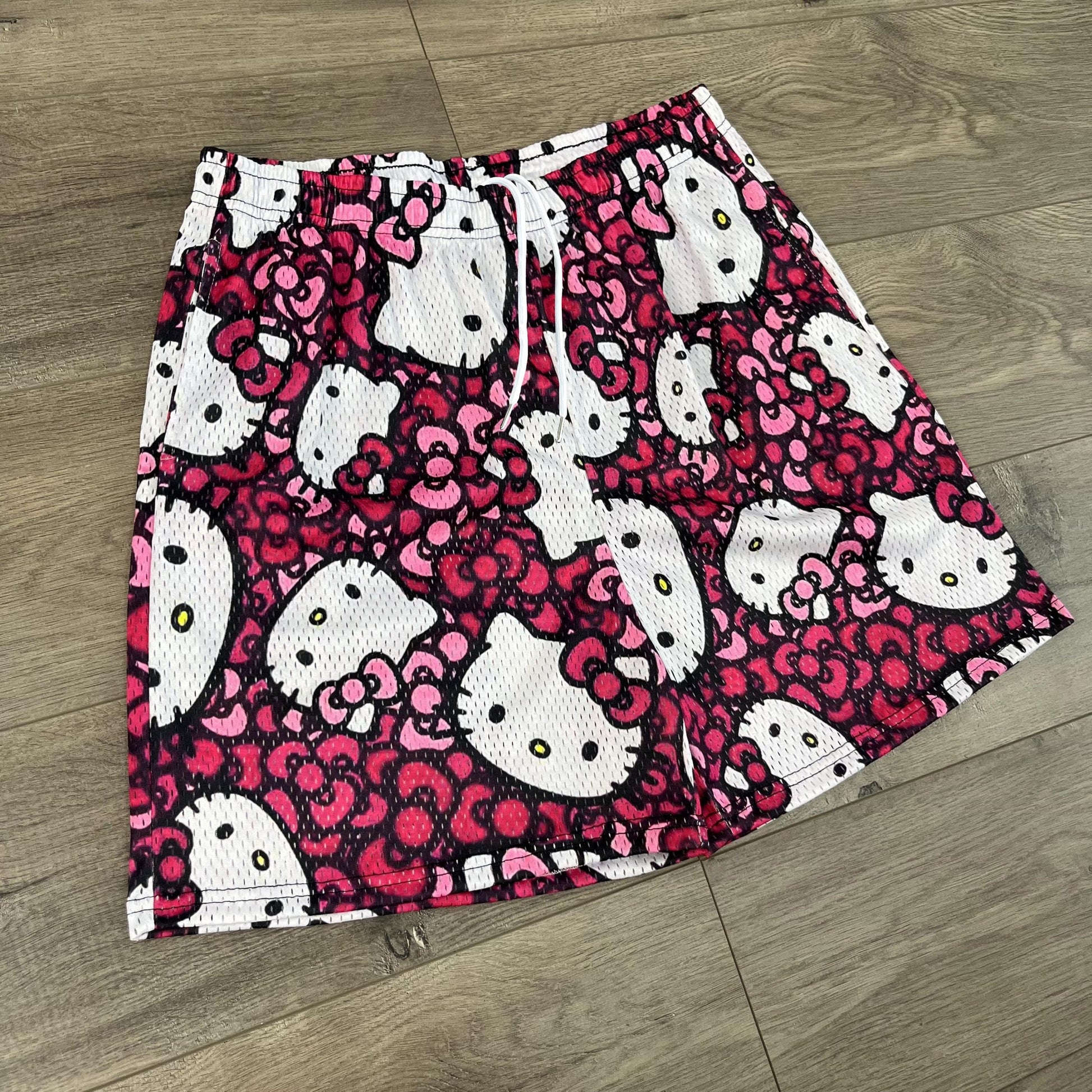 KITTY MESH SHORTS-8672 - RDMCLOTHINGART