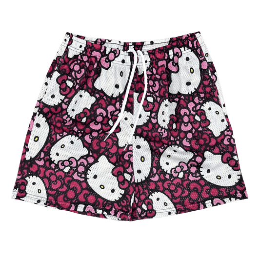 KITTY MESH SHORTS-8672 - RDMCLOTHINGART