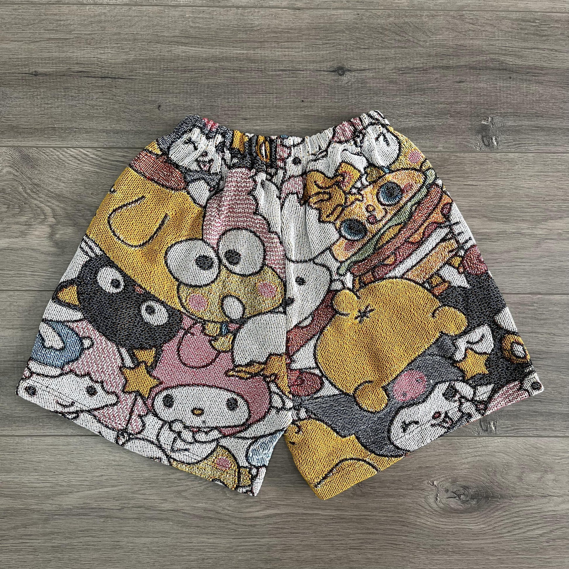 KITTY TAPESTRY SHORTS - RDMCLOTHINGART
