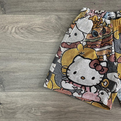 KITTY TAPESTRY SHORTS - RDMCLOTHINGART