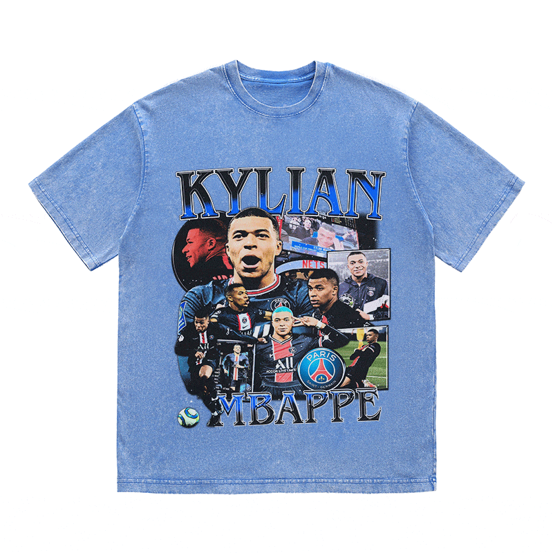 RDMCLOTHINGART tapestry hoodie KYLIAN HEAVY WEIGHT COTTON TEE-8964