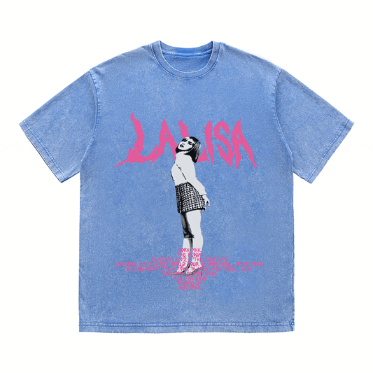 RDMCLOTHINGART tapestry hoodie LALISA HEAVY WEIGHT COTTON TEE-8912