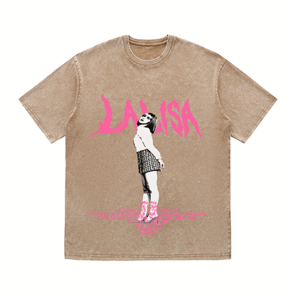 RDMCLOTHINGART tapestry hoodie LALISA HEAVY WEIGHT COTTON TEE-8912