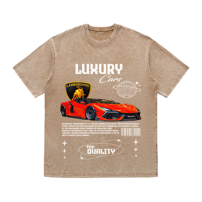 RDMCLOTHINGART tapestry hoodie LAMBORGHINI HEAVY WEIGHT COTTON TEE-9102