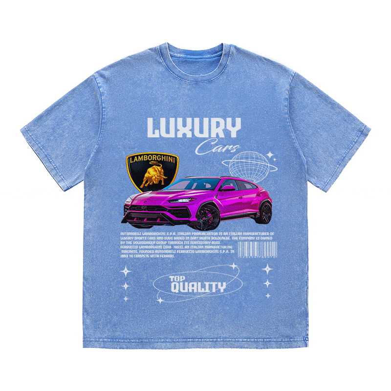 RDMCLOTHINGART tapestry hoodie LAMBORGHINI HEAVY WEIGHT COTTON TEE-9103