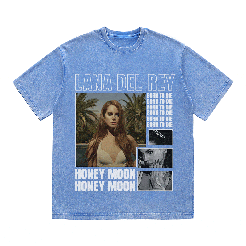 RDMCLOTHINGART tapestry hoodie LANA DEL REY HEAVY WEIGHT COTTON TEE-9005