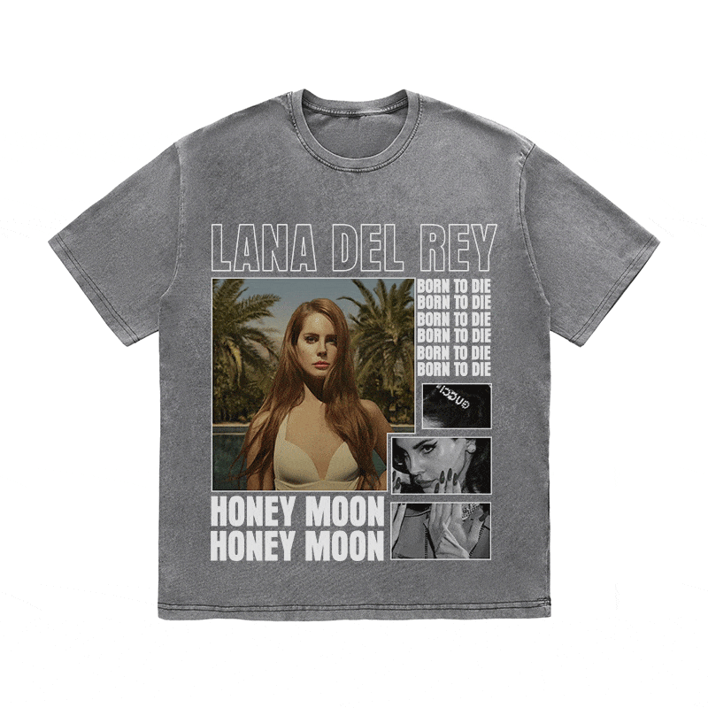 RDMCLOTHINGART tapestry hoodie LANA DEL REY HEAVY WEIGHT COTTON TEE-9005