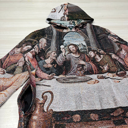 LAST DINNER TAPESTRY HOODIE - RDMCLOTHINGART