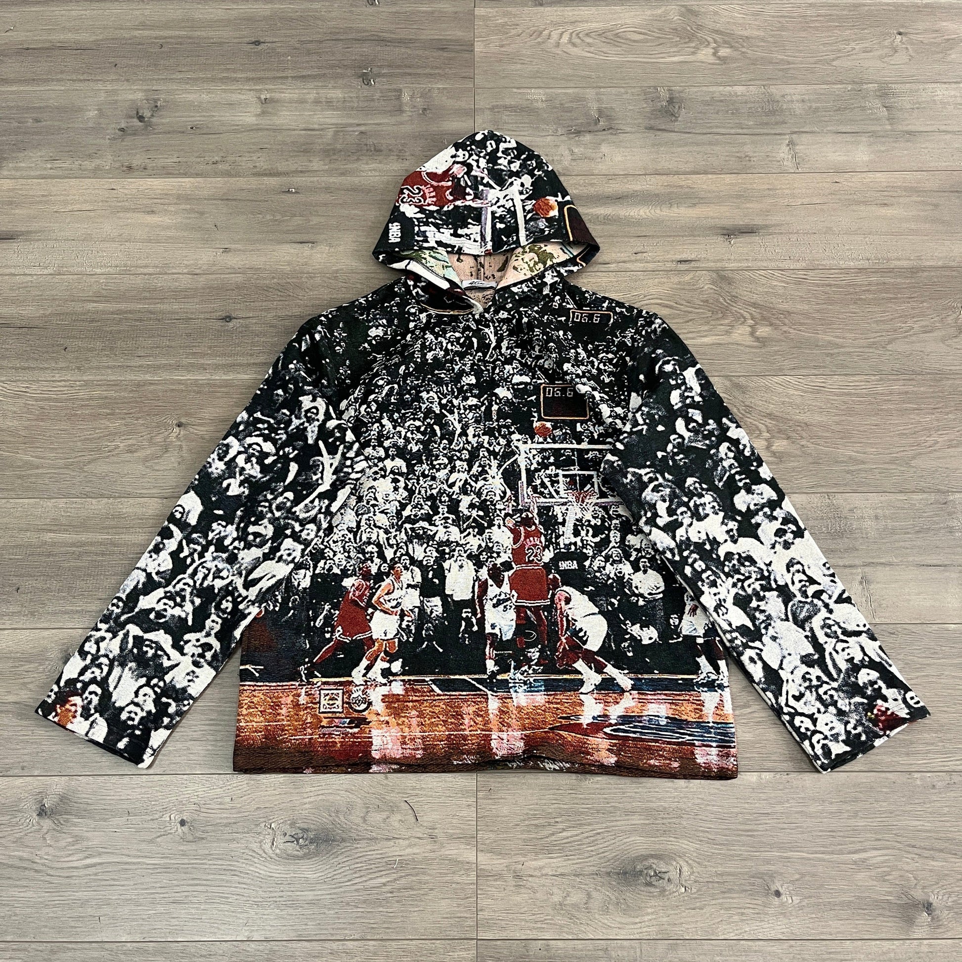 LAST SHOT TAPESTRY HOODIE - RDMCLOTHINGART