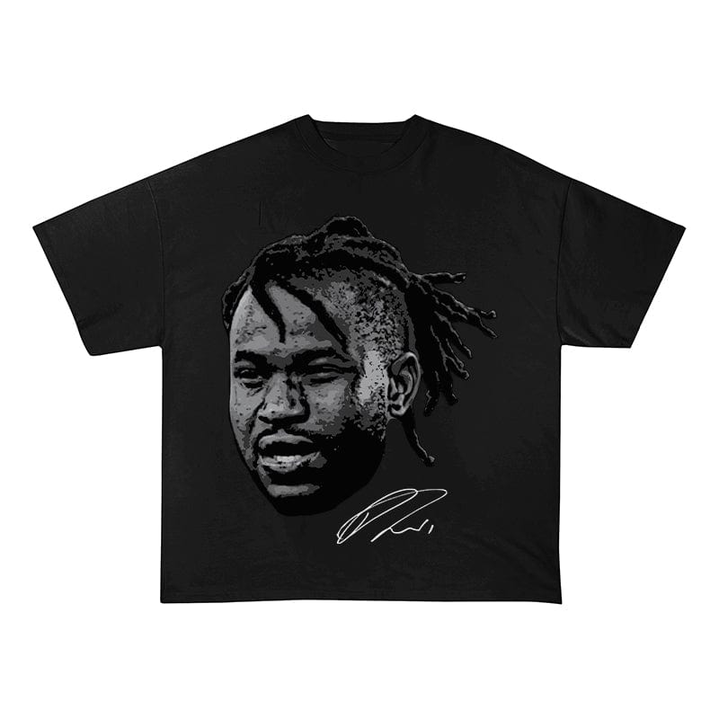 RDMCLOTHINGART tapestry hoodie LOOKMAN HEAVY COTTON TEES-9590