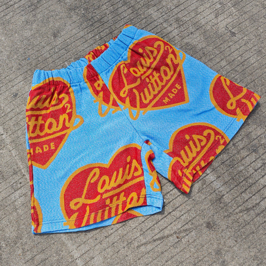 LOVE TAPESTRY SHORTS - RDMCLOTHINGART