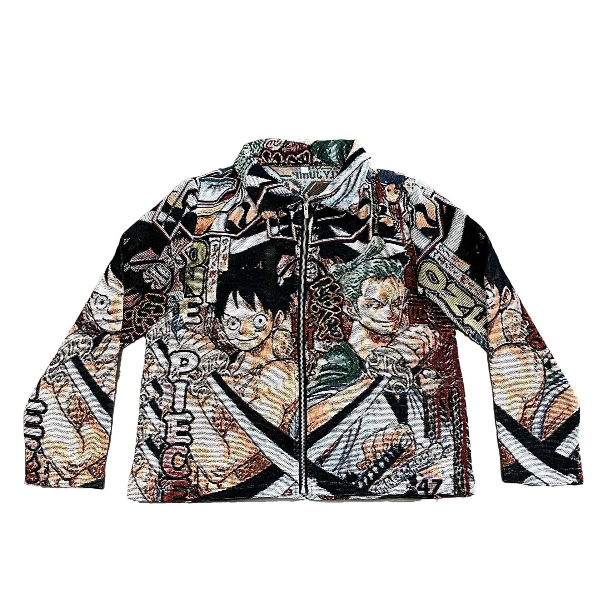 LUFFY&ZORO TAPESTRY JACKET - RDMCLOTHINGART