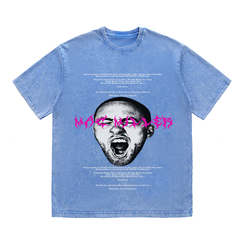 RDMCLOTHINGART tapestry hoodie MAC MILLER HEAVY WEIGHT COTTON TEE-8885