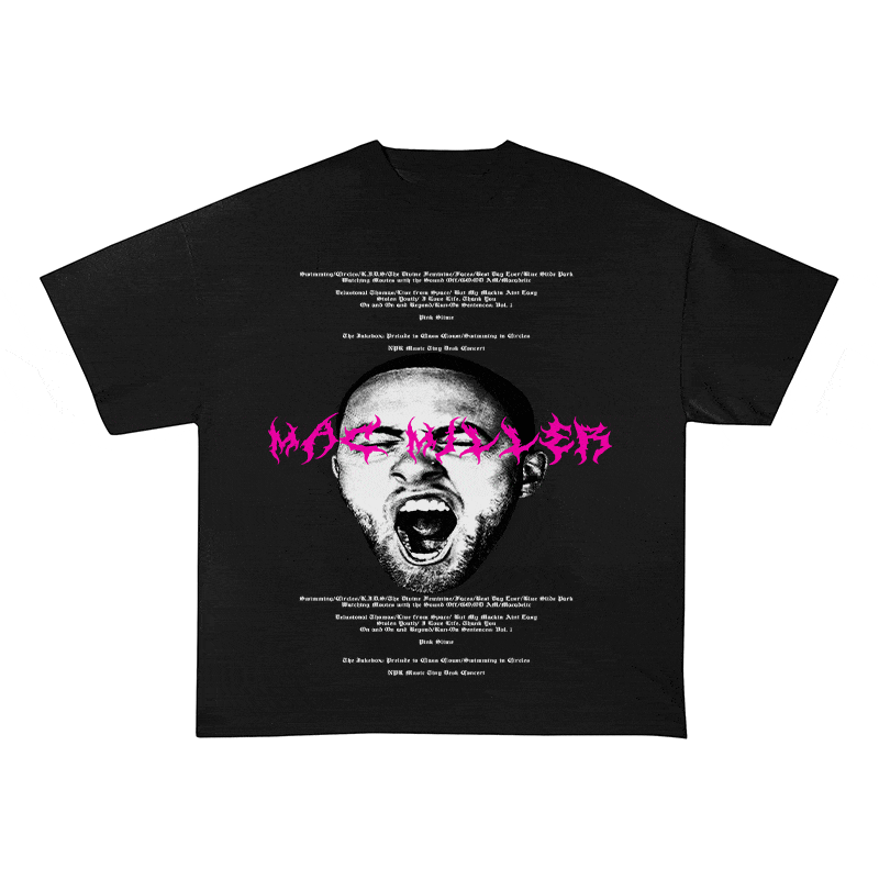 RDMCLOTHINGART tapestry hoodie MAC MILLER HEAVY WEIGHT COTTON TEE-8885