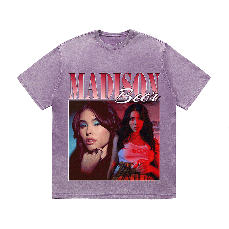 RDMCLOTHINGART tapestry hoodie MADISON BEER HEAVY WEIGHT COTTON TEE-8848